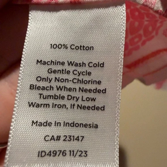 Talbots Floral Pineapple Paradise Button Front Popover Blouse - Picture 10 of 12